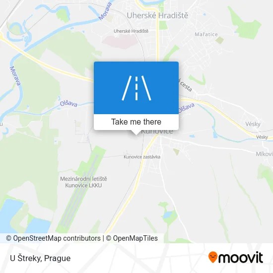 Карта U Štreky