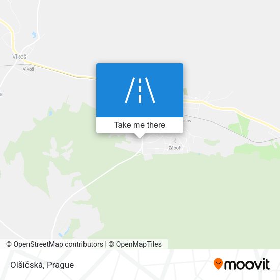 Olšíčská map