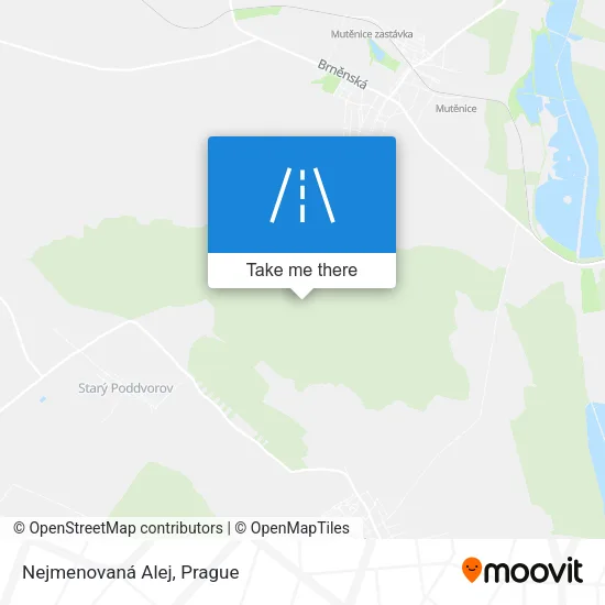 Карта Nejmenovaná Alej