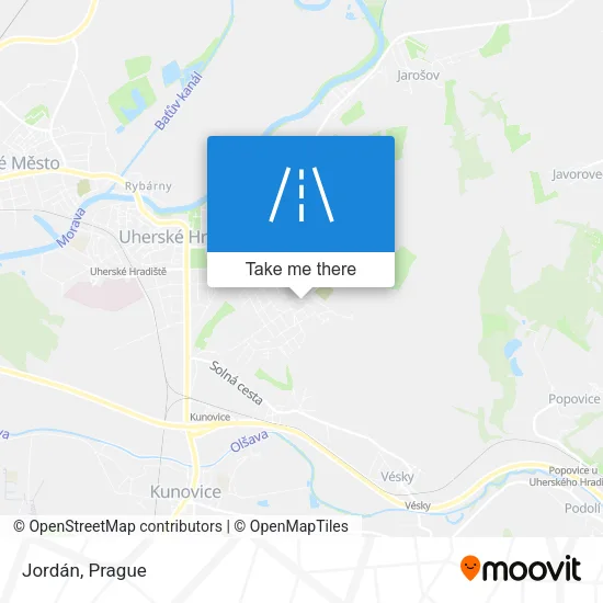 Карта Jordán