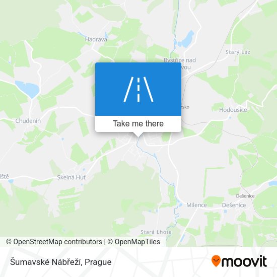 Šumavské Nábřeží map
