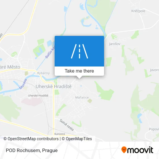 Карта POD Rochusem