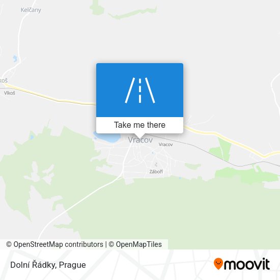 Dolní Řádky map