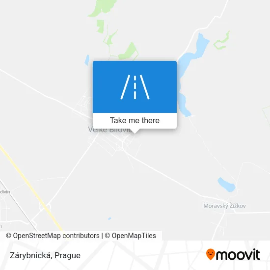 Карта Zárybnická