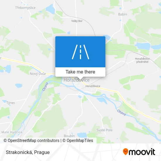 Карта Strakonická