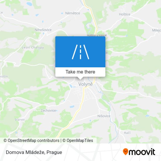 Domova Mládeže map
