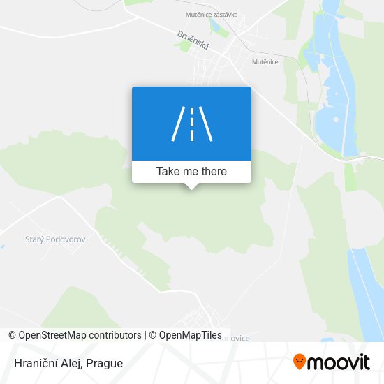 Hraniční Alej map