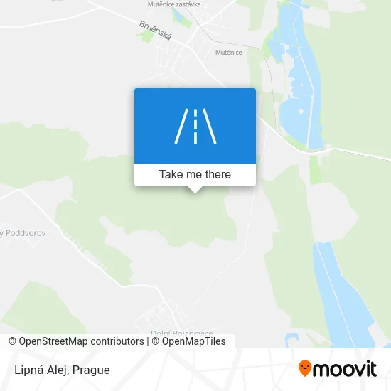 Карта Lipná Alej