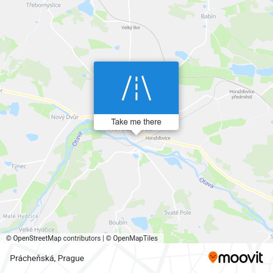 Prácheňská map