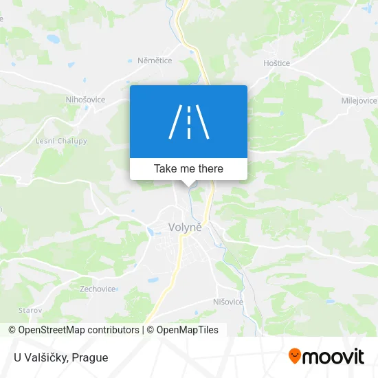 Карта U Valšičky