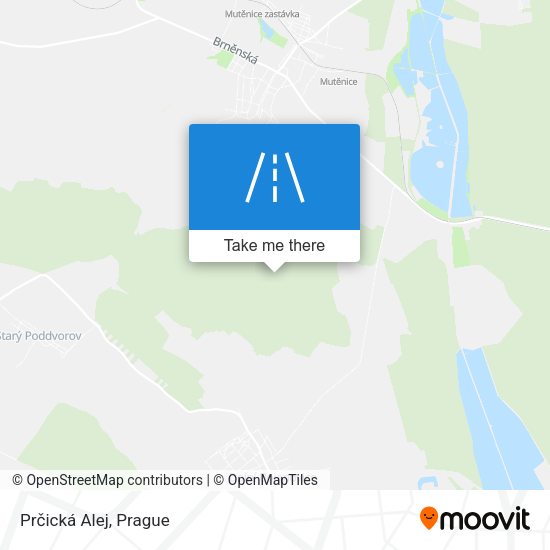 Prčická Alej map