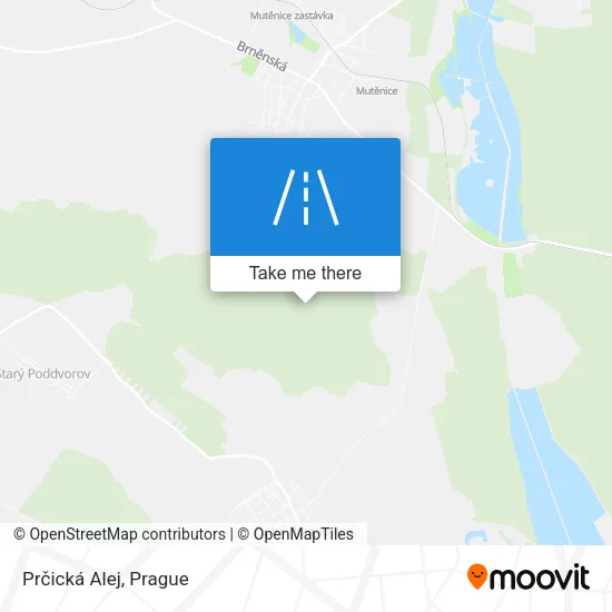 Карта Prčická Alej