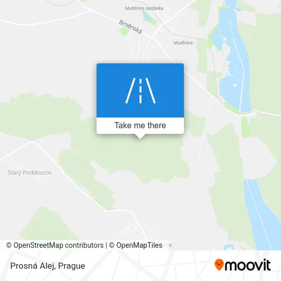 Карта Prosná Alej