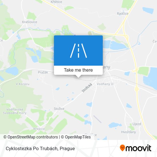 Cyklostezka Po Trubách map