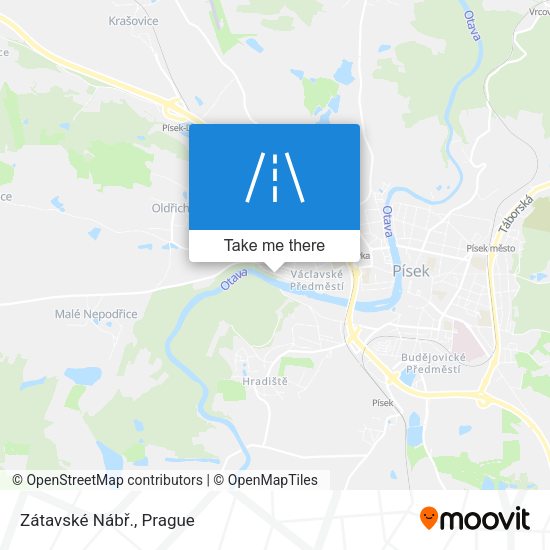 Zátavské Nábř. map