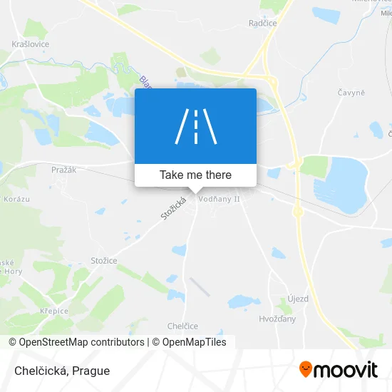 Карта Chelčická