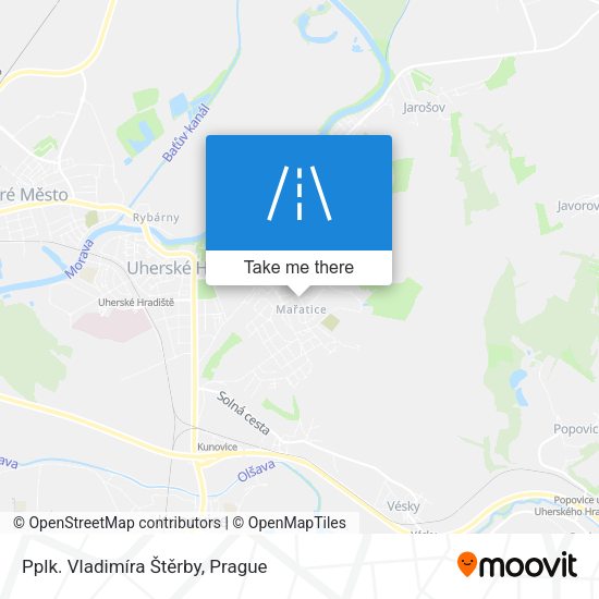 Pplk. Vladimíra Štěrby map