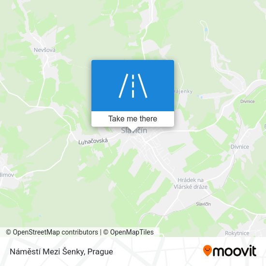 Náměstí Mezi Šenky map