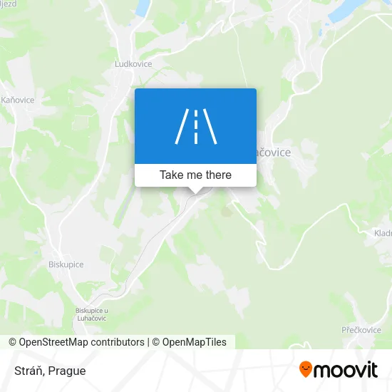 Карта Stráň