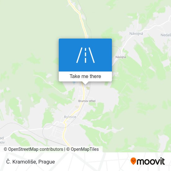 Карта Č. Kramoliše