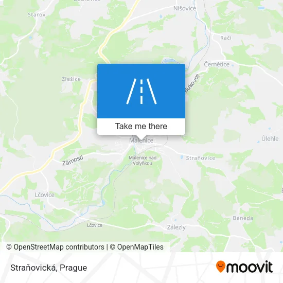 Карта Straňovická
