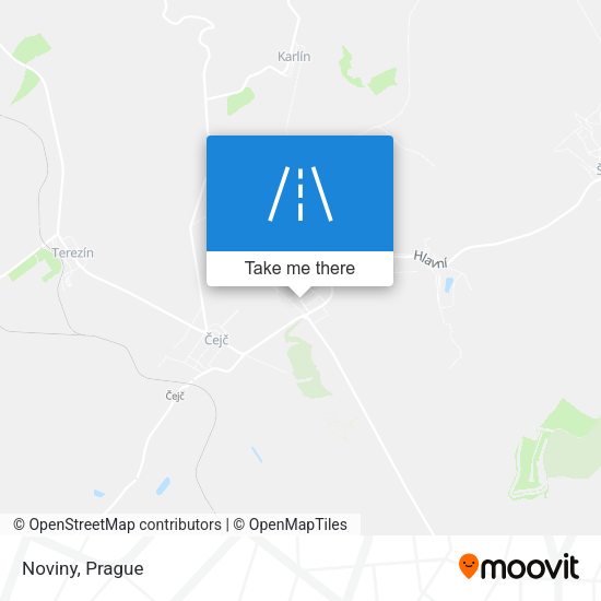 Карта Noviny