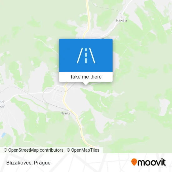 Карта Blizákovce