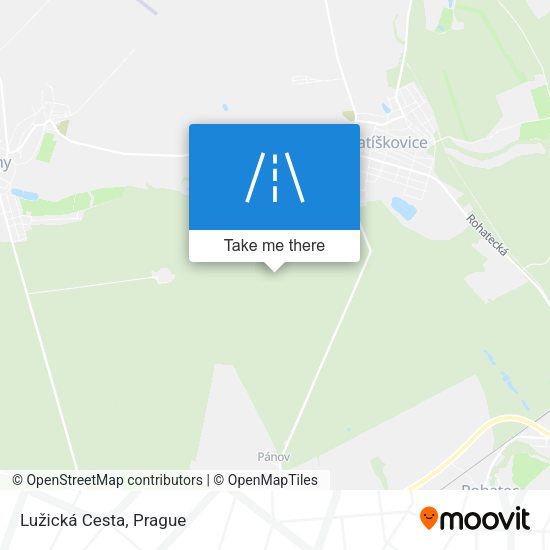 Lužická Cesta map