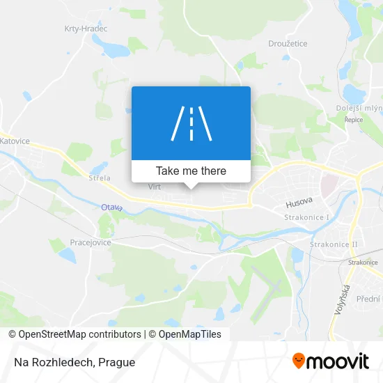 Карта Na Rozhledech