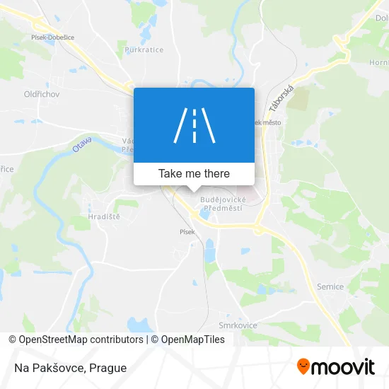 Карта Na Pakšovce