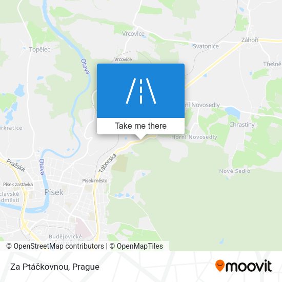 Za Ptáčkovnou map