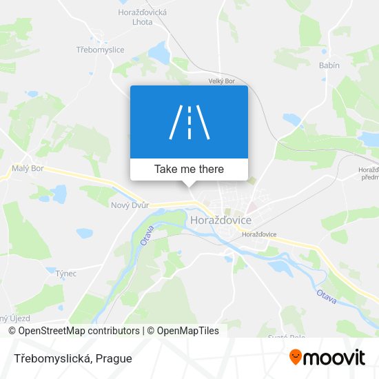 Třebomyslická map