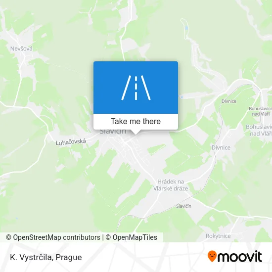 Карта K. Vystrčila
