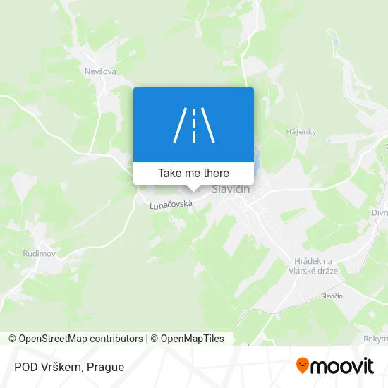 Карта POD Vrškem
