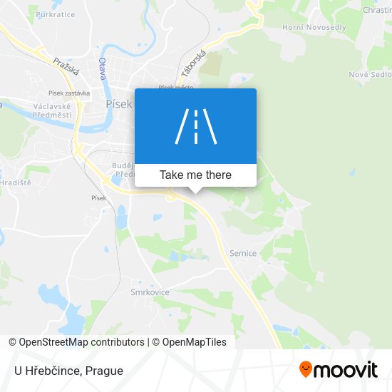 U Hřebčince map