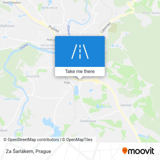 Za Šarlákem map