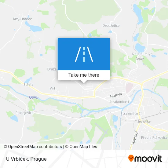 Карта U Vrbiček