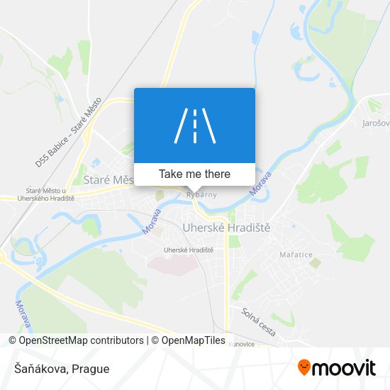 Šaňákova map