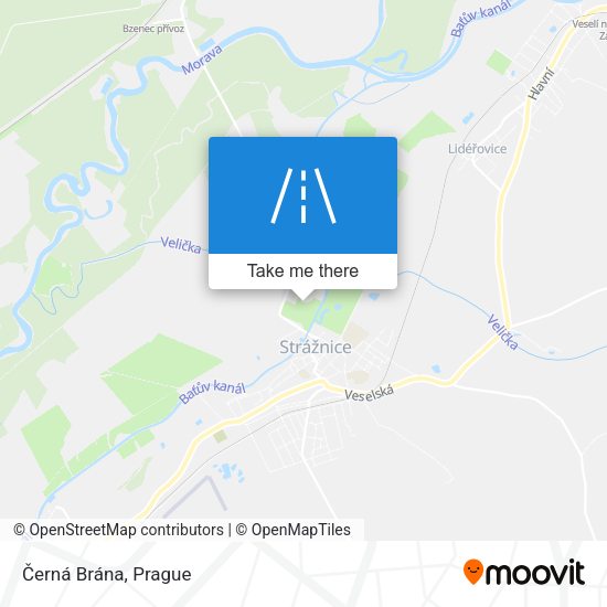 Černá Brána map