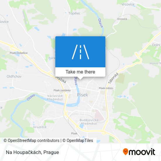 Na Houpačkách map