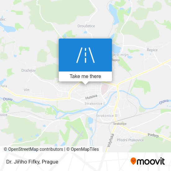 Dr. Jiřího Fifky map