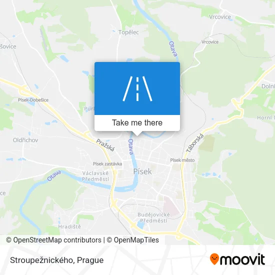 Карта Stroupežnického