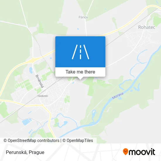 Карта Perunská