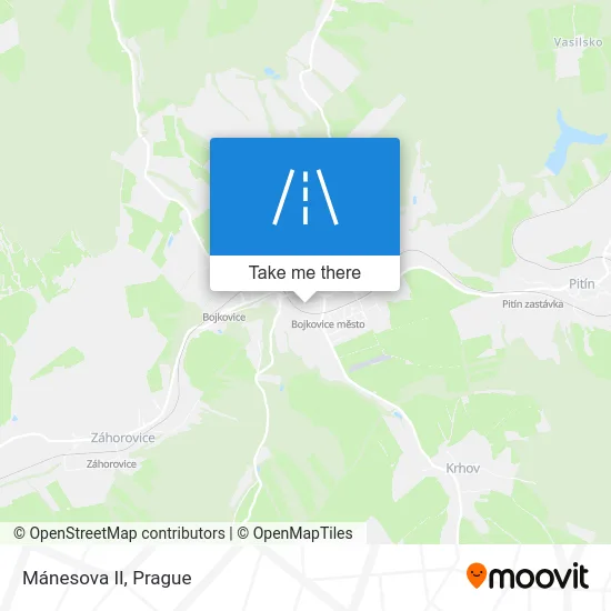 Карта Mánesova II