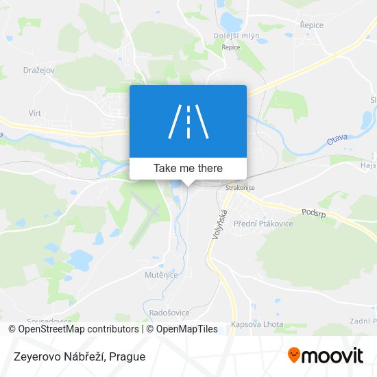 Zeyerovo Nábřeží map