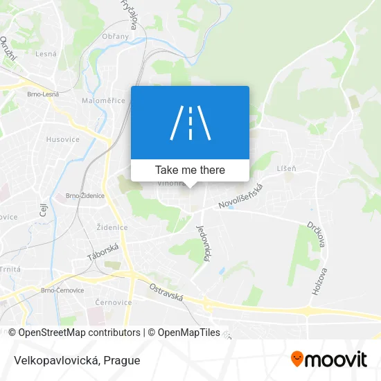 Карта Velkopavlovická