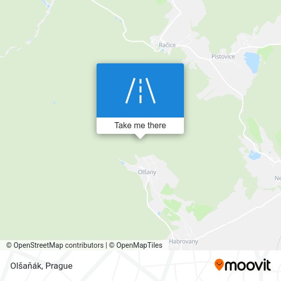 Olšaňák map
