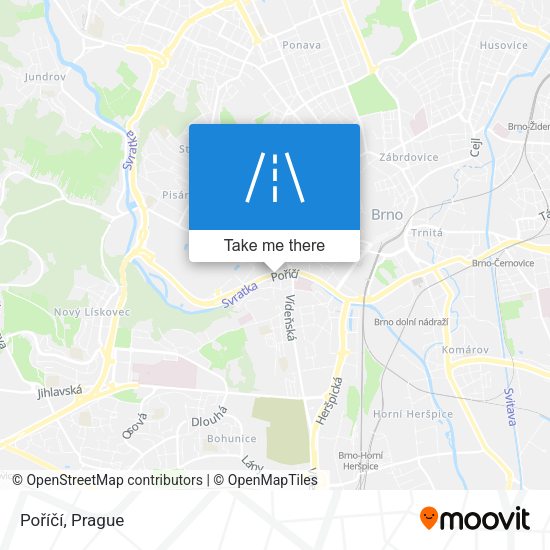 Poříčí map