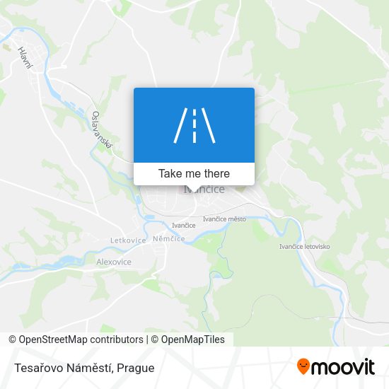 Tesařovo Náměstí map