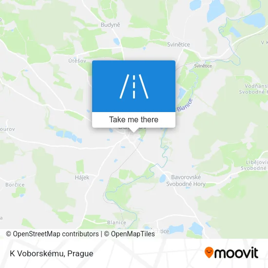 Карта K Voborskému